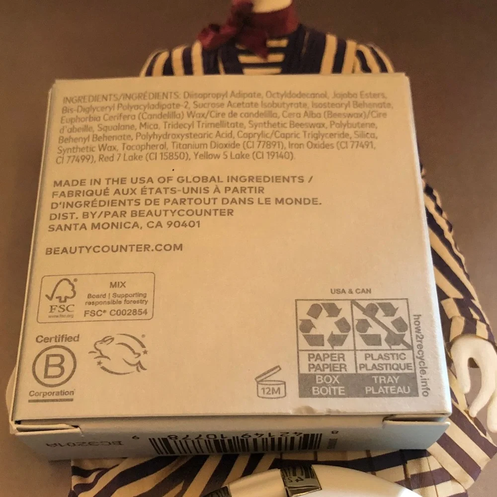 New in box. Beautycounter cheeky clean cream blush.